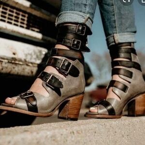 Freebird By Steven Bond Stone Gladiator Sandals